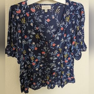 Floral blouse lucky Brand